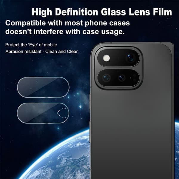 IMAK Slankt Kamerabeskyttelse til Google Pixel 11 Pro Fold - Gennemsigtig Transparent