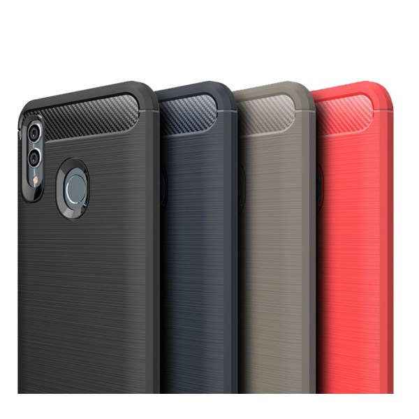 Stöttåligt Armor Carbon TPU-skal Huawei P Smart 2019 - fler färger Röd