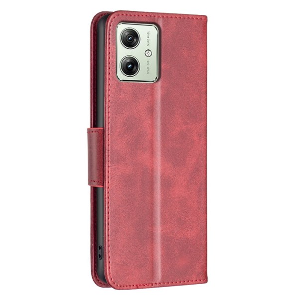 SKALO Motorola Moto G54 5G Plånboksfodral i PU-Läder - Röd Röd
