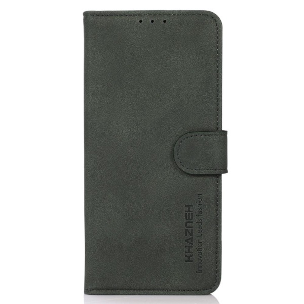 SKALO Motorola Moto G73 5G KHAZNEH Plånboksfodral i PU-Läder - G Grön