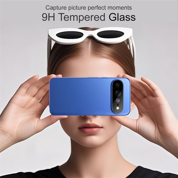 IMAK Kamerabeskyttelse af hærdet glas til Google Pixel 11 Pro XL - Sort Black