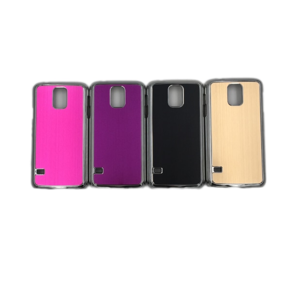 Cover med metalplade til Samsung S5 - flere farver Gold