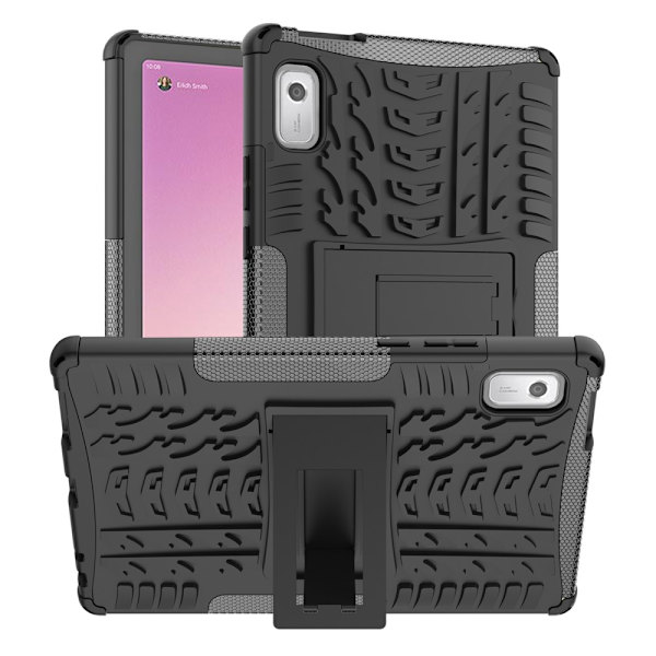 SKALO Lenovo Tab M9 Armor Tire Hybrid Suojakuori - Musta Black