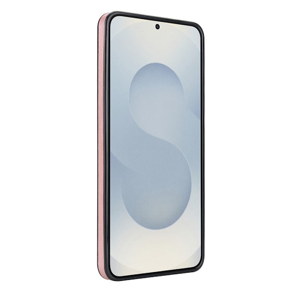 SKALO Samsung S25 Edge PU-Nahkainen Korttikotelo Suojakuori - Ruusukulta Pink gold