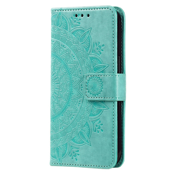 SKALO Google Pixel 7a Mandala lompakkokotelo - Turkoosi Turquoise