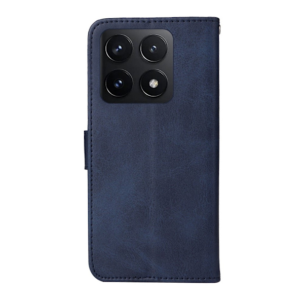 SKALO Xiaomi 14T PU-nahkainen Lompakkokotelo - Valitse väri Blue