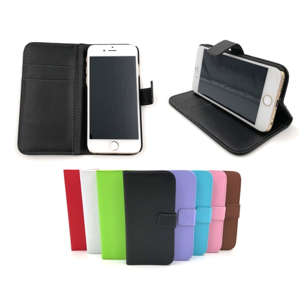 Plånboksfodral 2 fack iPhone 6/6S PLUS - fler färger Vit