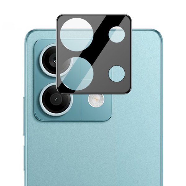 SKALO Xiaomi Redmi Note 13 5G 3D Linsskydd/Kameraskydd Härdat Glas Svart