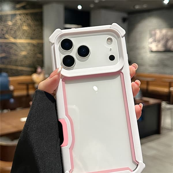 SKALO Robust Hjørnebeskyttelse Cover til iPhone 18 Pro Max - Sort Black