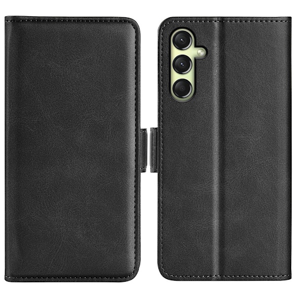 SKALO Samsung A16 Premium Wallet Lompakkokotelo - Musta Black