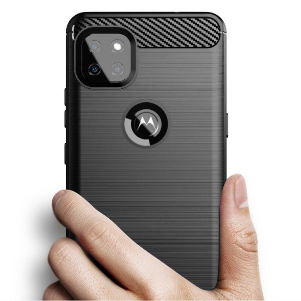 Stöttåligt Armor Carbon TPU-skal Moto G9 Power - fler färger Röd