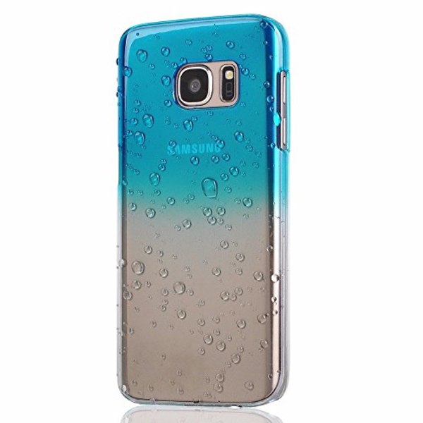Gradient skal till Samsung S7 Edge vattendroppar - fler färger Turkos