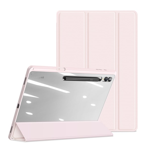 DUX DUCIS Samsung Tab S9 Ultra TOBY Series Trifold Flip Cover - Light pink