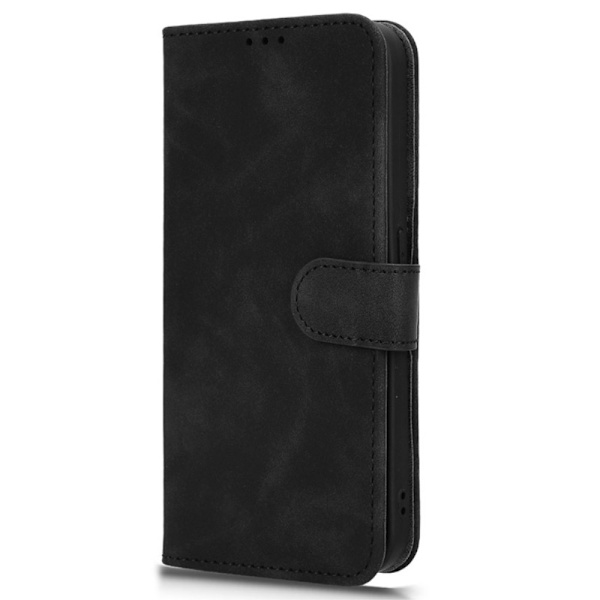 SKALO Nothing Phone (2a) Matt PU-Läder Plånboksfodral - Svart Svart