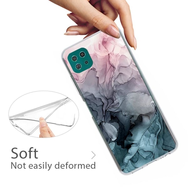 SKALO Samsung A22 5G Marmor TPU-skal - Motiv 9 multifärg