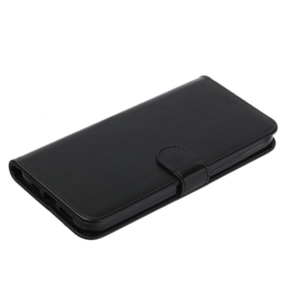 SKALO Sony Xperia 10 V Lompakkokotelo PU-nahkaa - Musta Black