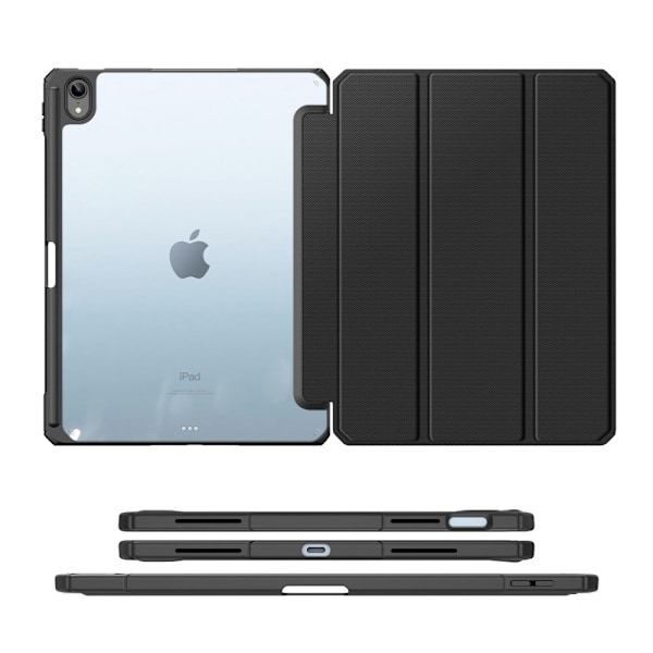 DUX DUCIS iPad 11" (2025) TOBY Series Trifold Suojakotelo - Musta Black