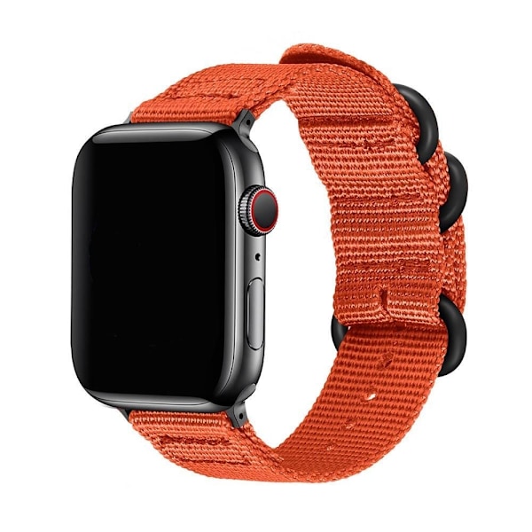 SKALO Nato-armband Nylon Apple Watch Series 10 42mm - Fler färger Orange