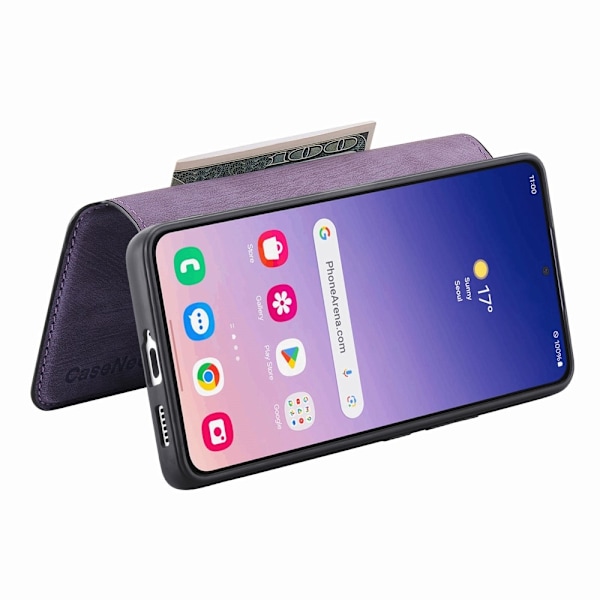 SKALO Samsung S25 CASENEO MW-03 Lompakkokotelo - Violetti Purple