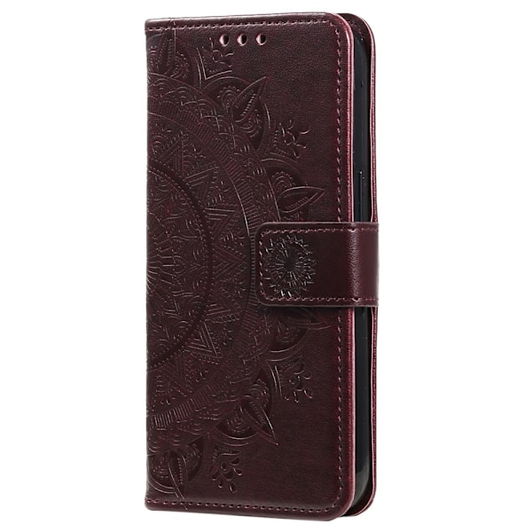 SKALO Xiaomi Redmi Note 14 Pro 5G Mandala Plånboksfodral - Brun Brun
