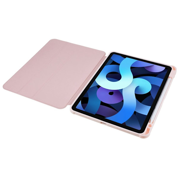 SKALO iPad Air (2020/2022) PU-læder Rotary Kickstand Cover - Pink Pink