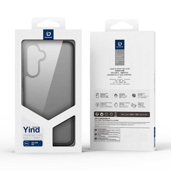DUX DUCIS Samsung A56 5G Yind Series Suojakuori - Musta Black