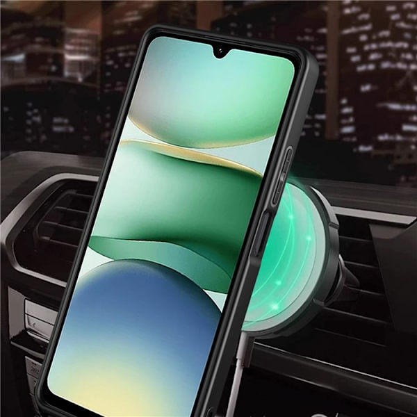 SKALO Xiaomi Redmi A5 4G Armor Hybrid Magneettirengas Suojakuori - Punainen Red