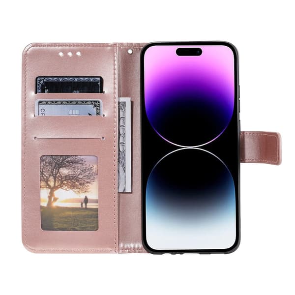 SKALO Mandala Plånboksfodral för iPhone 18 Pro Max - Roséguld Rosa guld