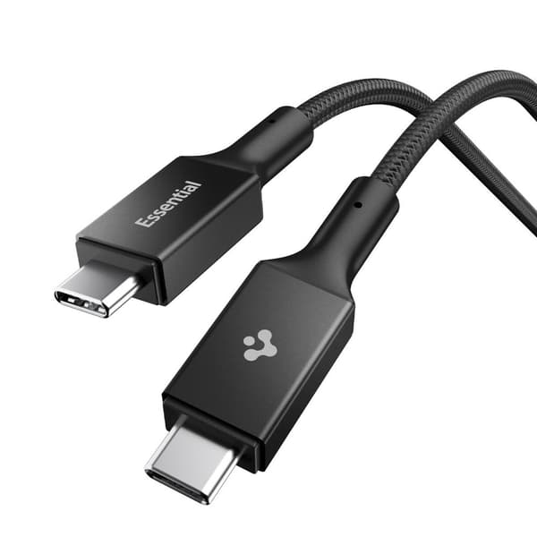 Spigen EB10010CC Essential USB-C-kabel 100W 1m - Sort Black