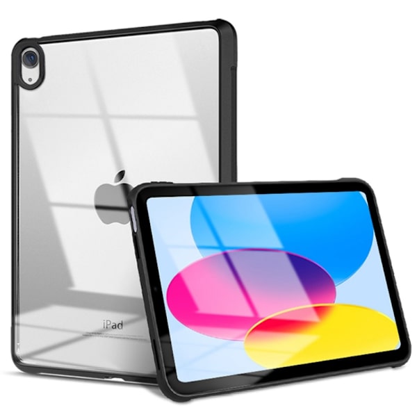 SKALO iPad 10.9 (2022) Hybridi Suojakuori - Musta Black