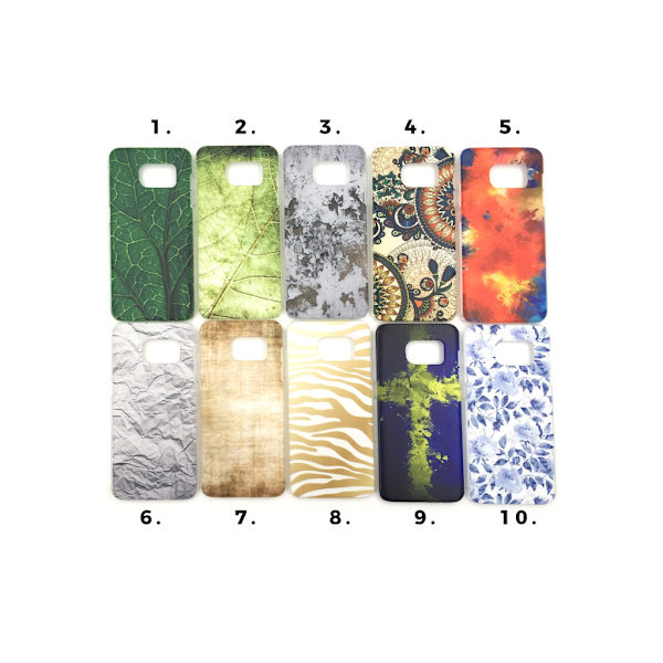 Skal med motiv Samsung S7 Edge MultiColor Motiv 1