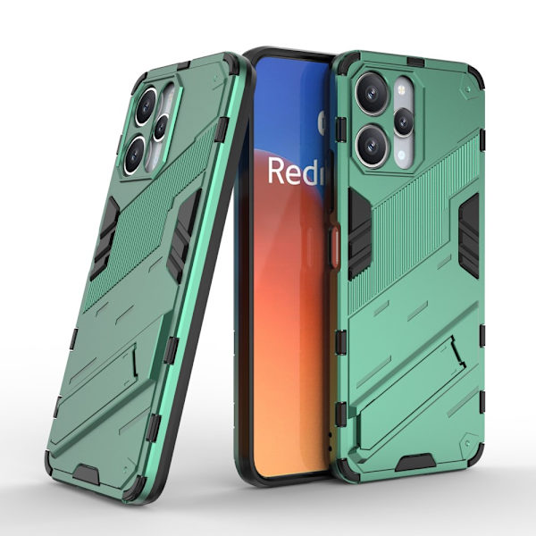 SKALO Xiaomi Redmi 12 4G/5G Hybrid BIBERCAS Suojakuori - Vihreä Green