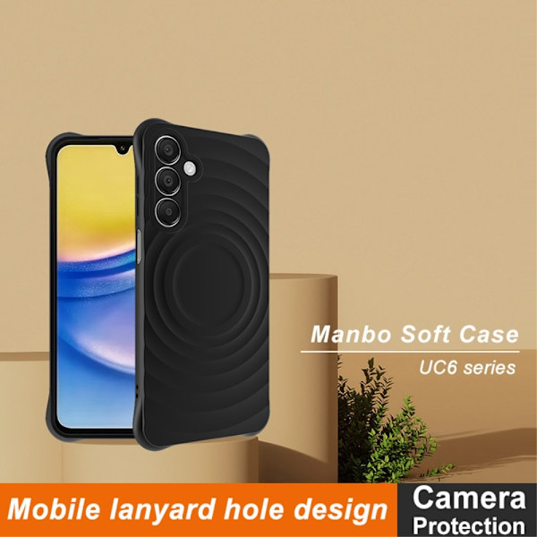 IMAK Samsung A16 UC-6 Series Cover - Sort Black