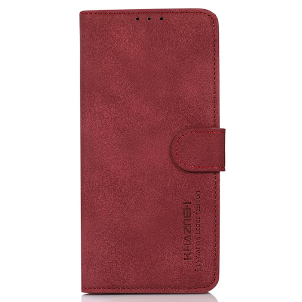 SKALO Xiaomi Redmi 12C 4G KHAZNEH Pungetui i PU-læder - Rød Red