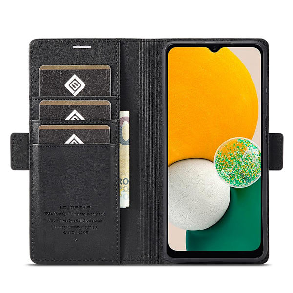 SKALO Samsung A14 4G/5G LC.IMEEKE Plånboksfodral i PU-Läder - Svart Svart