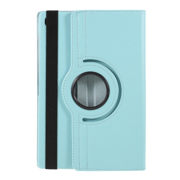 SKALO Samsung Tab S6 Lite 360 Litchi Flip Cover - Turkis Turquoise