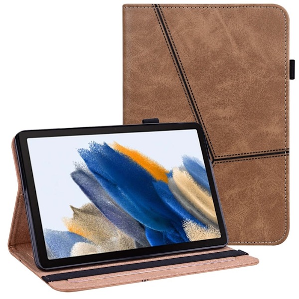 SKALO Samsung Tab A9+ PU-Läder Fodral - Brun Brun