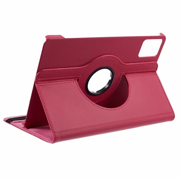 SKALO Lenovo Tab M11 360 Litchi Suojakotelo - Cerise Cerise