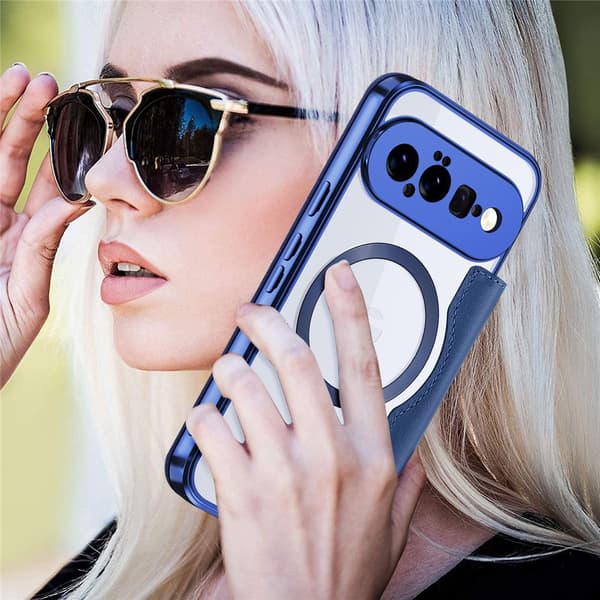 SKALO Slim Cover til Google Pixel 11 - Blå Blue