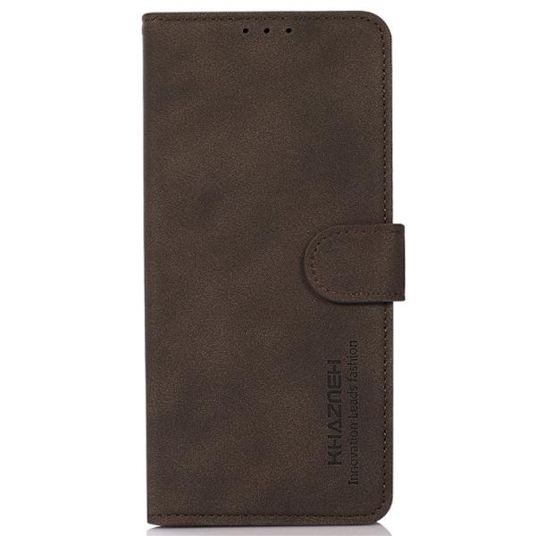 SKALO Samsung S24 KHAZNEH Pungetui i PU-læder - Brun Brown