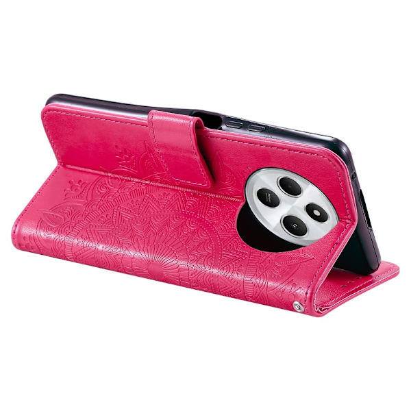 SKALO Xiaomi Redmi 14C Mandala Plånboksfodral - Rosa Rosa