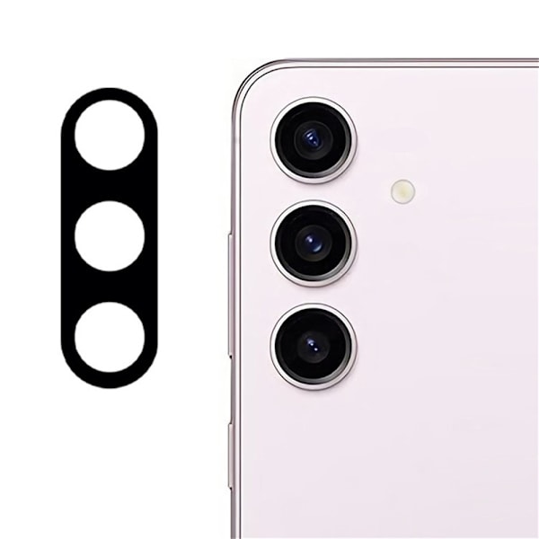 2-PACK SKALO Samsung S25 3D Linsskydd/Kameraskydd Härdat Glas - Svart Svart