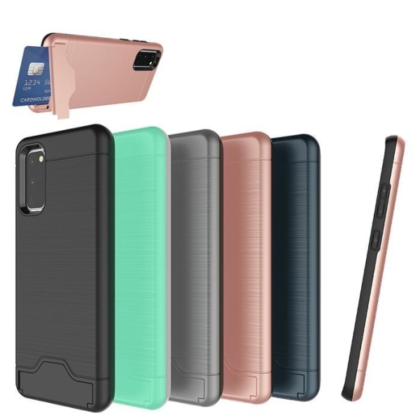 Samsung S20 | Panser skal | Kortholder - flere farver Turquoise