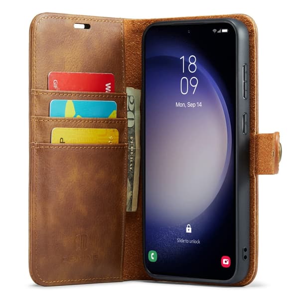 DG MING Samsung A16 2-i-1 Magnet Pungetui - Brun Brown