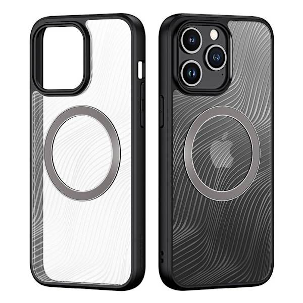 DUX DUCIS iPhone 15 Pro Max Aimo Series Magnetic Ring Cover - Sort Black