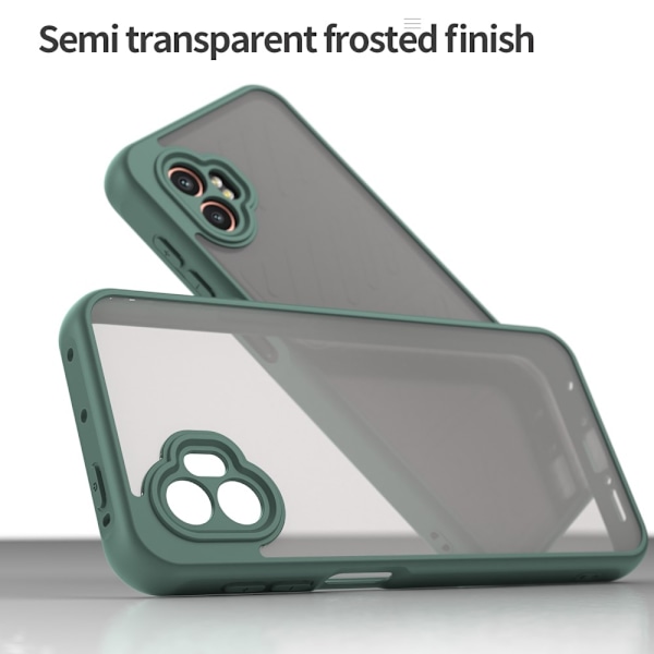 SKALO Samsung XCover7 Pro Color Bumper Frosted Skal - Grön Grön