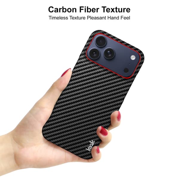 IMAK Ruiyi Series Cover til iPhone 18 Pro - Sort Black