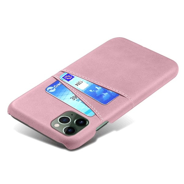 SKALO iPhone 14 PU-nahkainen Korttikotelo - Ruusukulta Pink gold