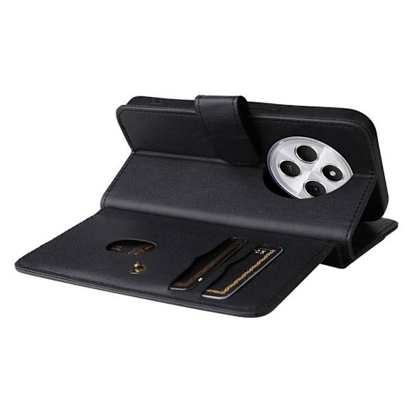 SKALO Xiaomi Redmi 14C 10-lokeroa Lompakkokotelo - Musta Black