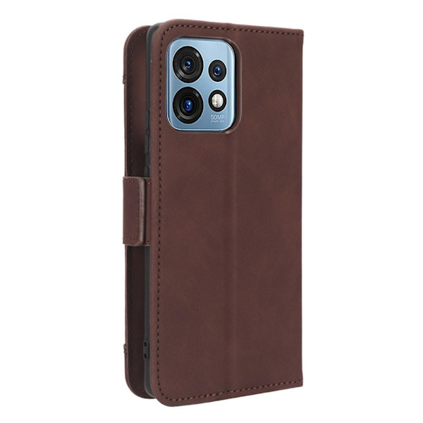SKALO Motorola Edge 40 Pro 5G 6-lokeroa Lompakkokotelo - Ruskea Brown
